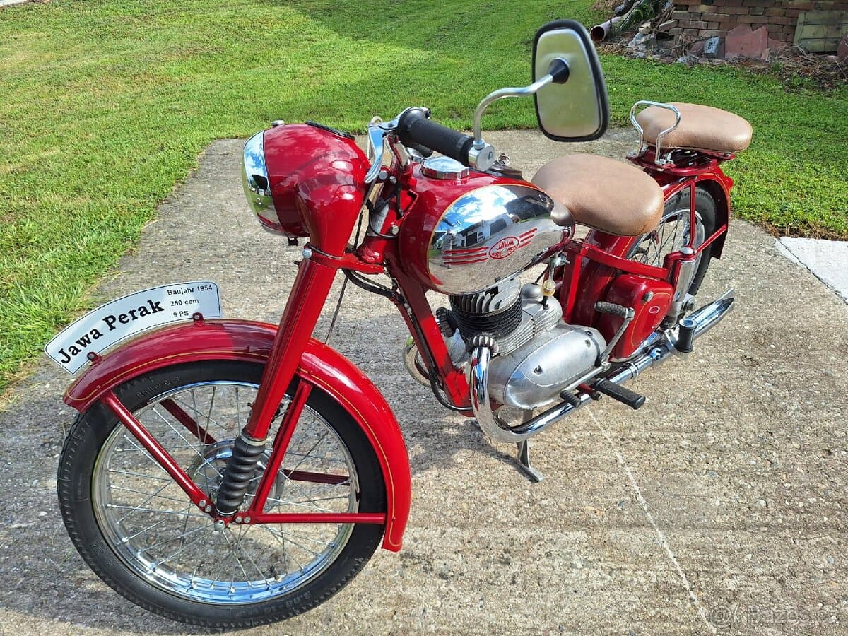 1954 Jawa JAWA 250 Pérák - 17 000 km - Fotka 1