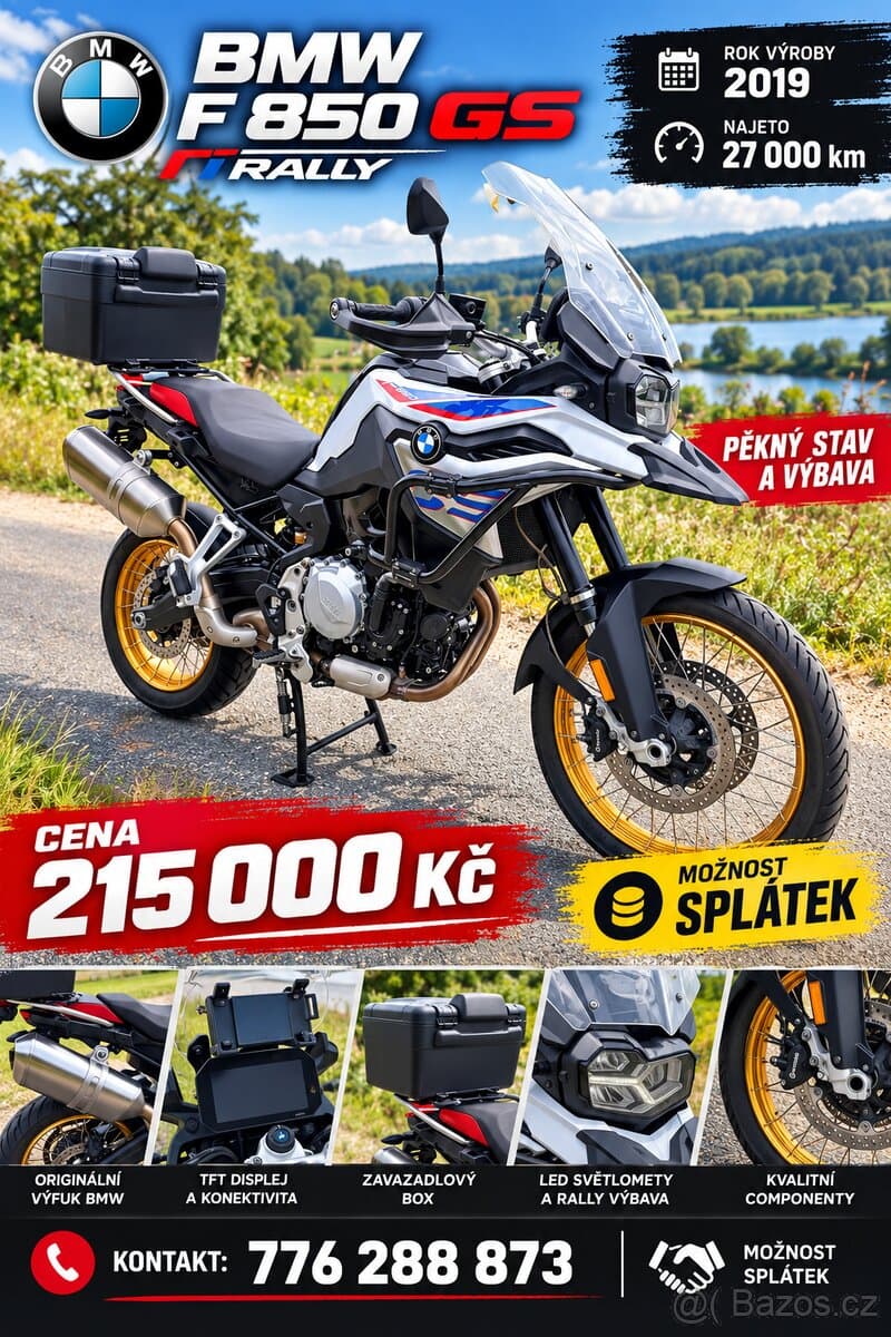 2019 BMW BMW F 850 GS - 27 000 km - Fotka 1